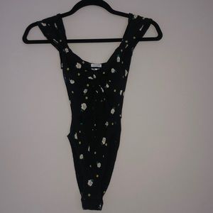 UO daisy cut out body suit
